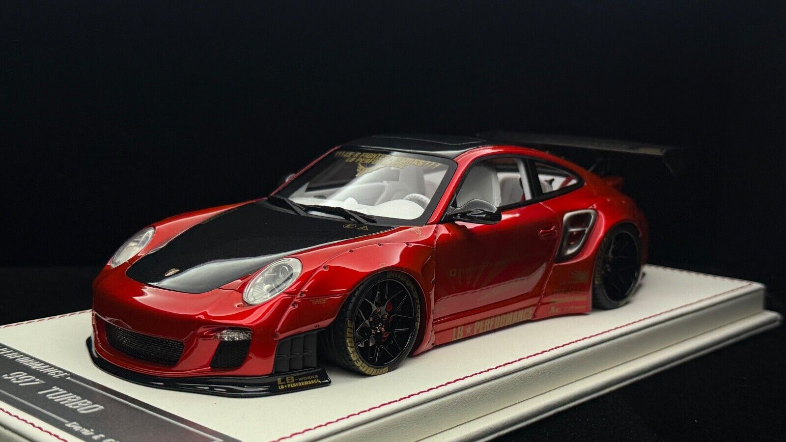 Porsche 997 Turbo LBWK (Metallic Red) [Davis & Giovanni] 1/18 scale ...