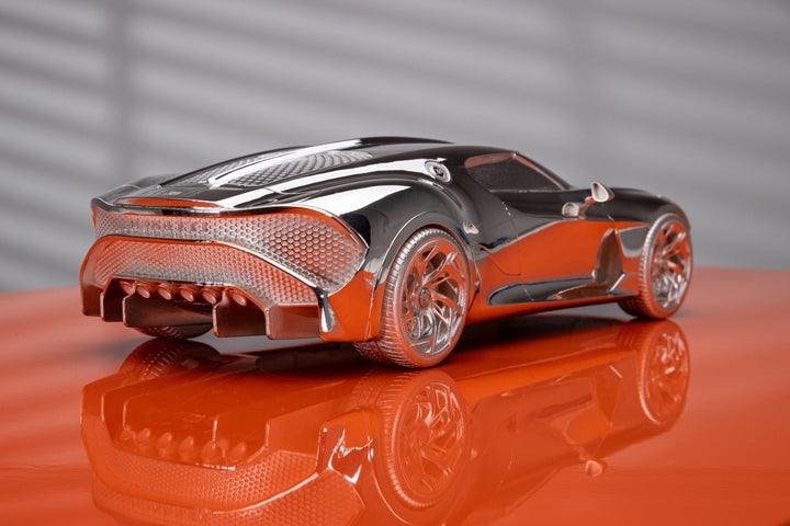 Asprey London & Bugatti - Bugatti La Voiture Noire (Solid Silver Sculpture)