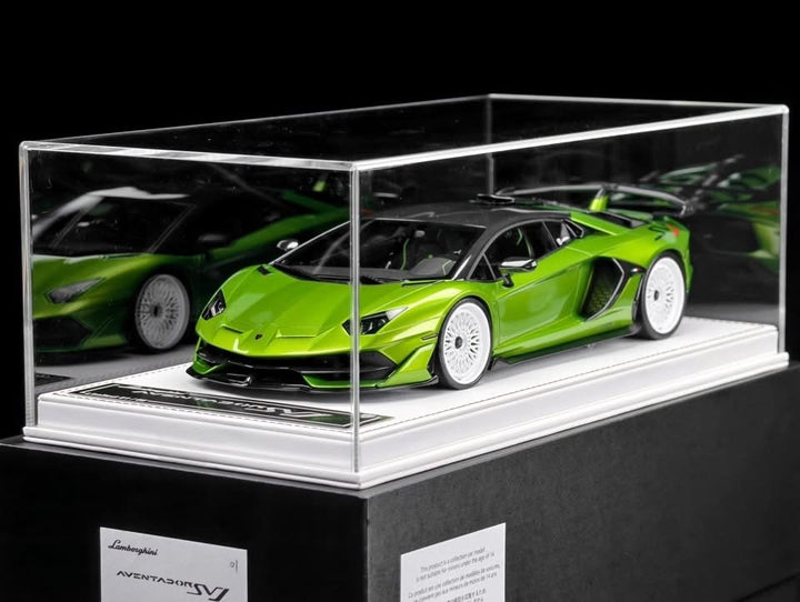 Lamborghini Aventador SVJ (AW Green) [Davis & Giovanni] 1/18 scale