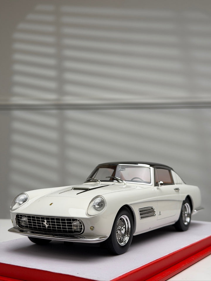 1956 Ferrari 410 Superamerica (White) [Hand Build Model] 1/18 scale