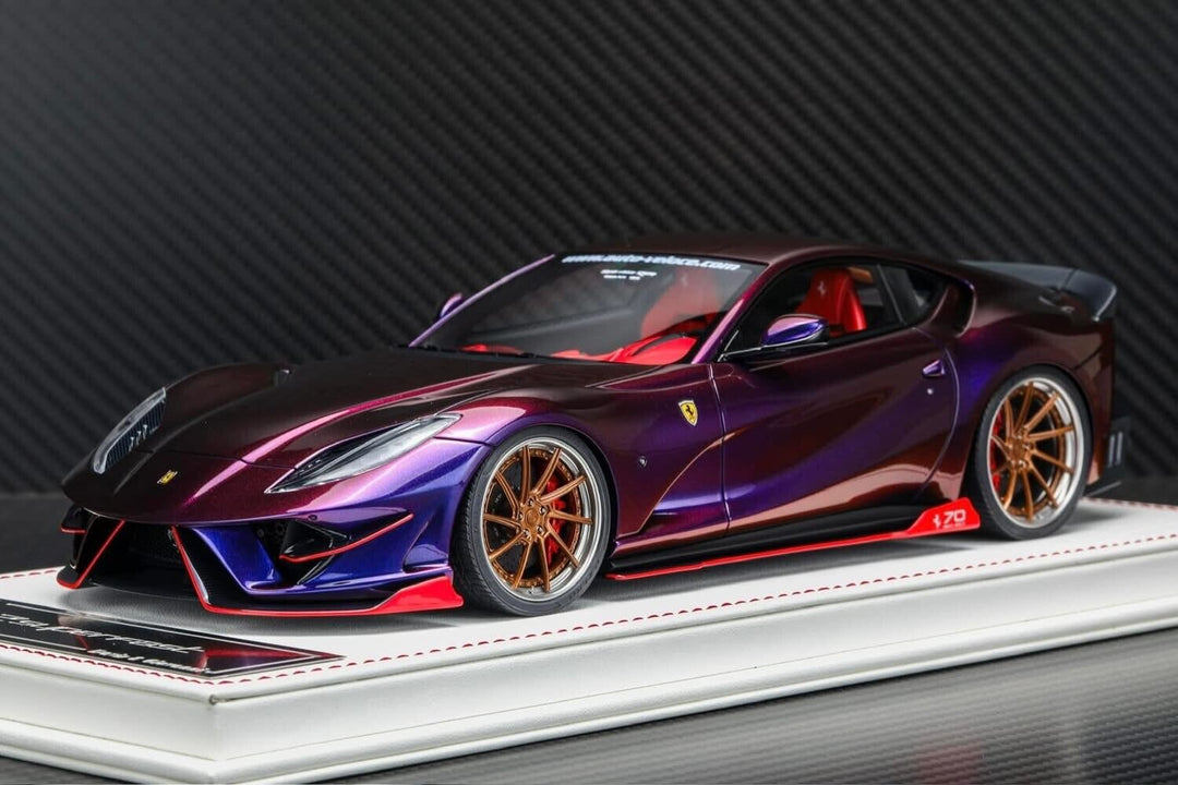 Ferrari 812 Superfast SVR (Chameleon Purple) [Davis & Giovanni] 1:18 scale