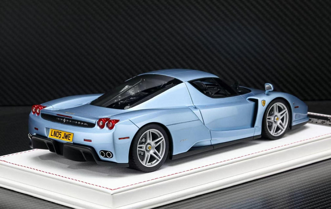 Ferrari Enzo (Ice Blue/ Blue Interior) [Davis & Giovanni] 1:18 scale