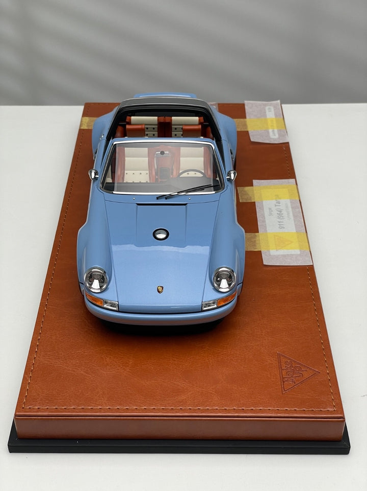 Porsche 911 Targa Singer (Light Blue) [Make up Eidolon] 1/18 scale