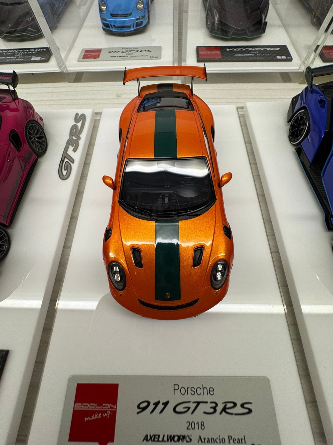 Porsche 911 GT3 RS (Arancio Pearl) [Make Up AXELLWORKS] 1:43 scale