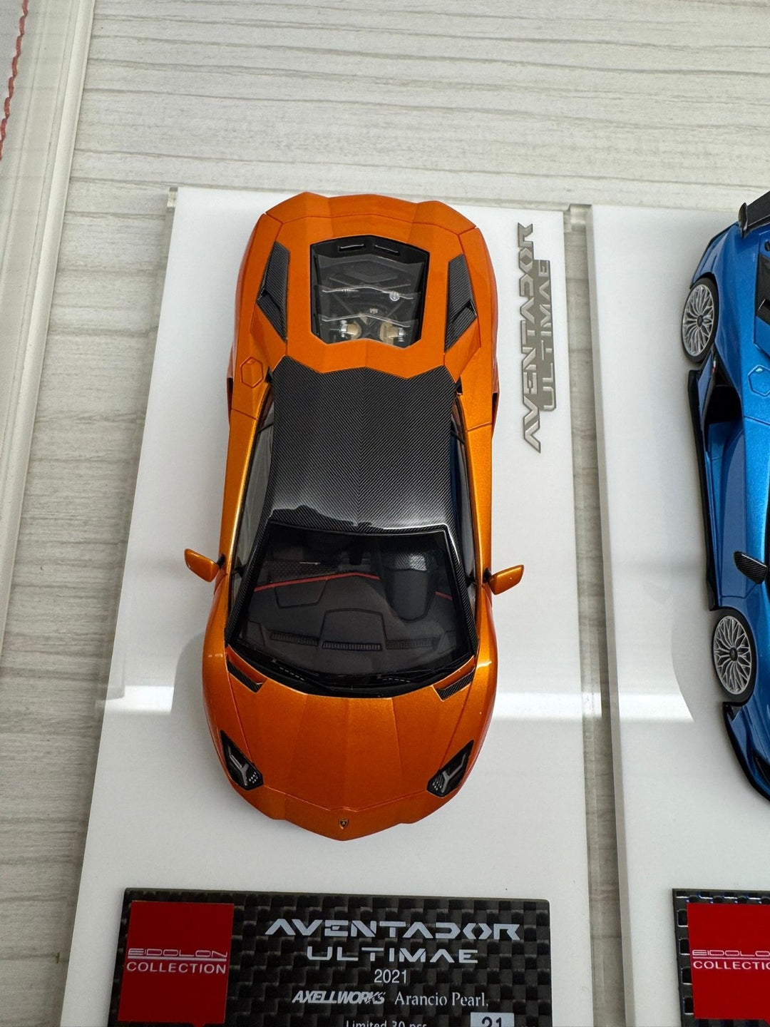 Lamborghini Aventador Ultimae (Arancio Pearl) [Make-Up AXELLWORKS] 1:43 scale