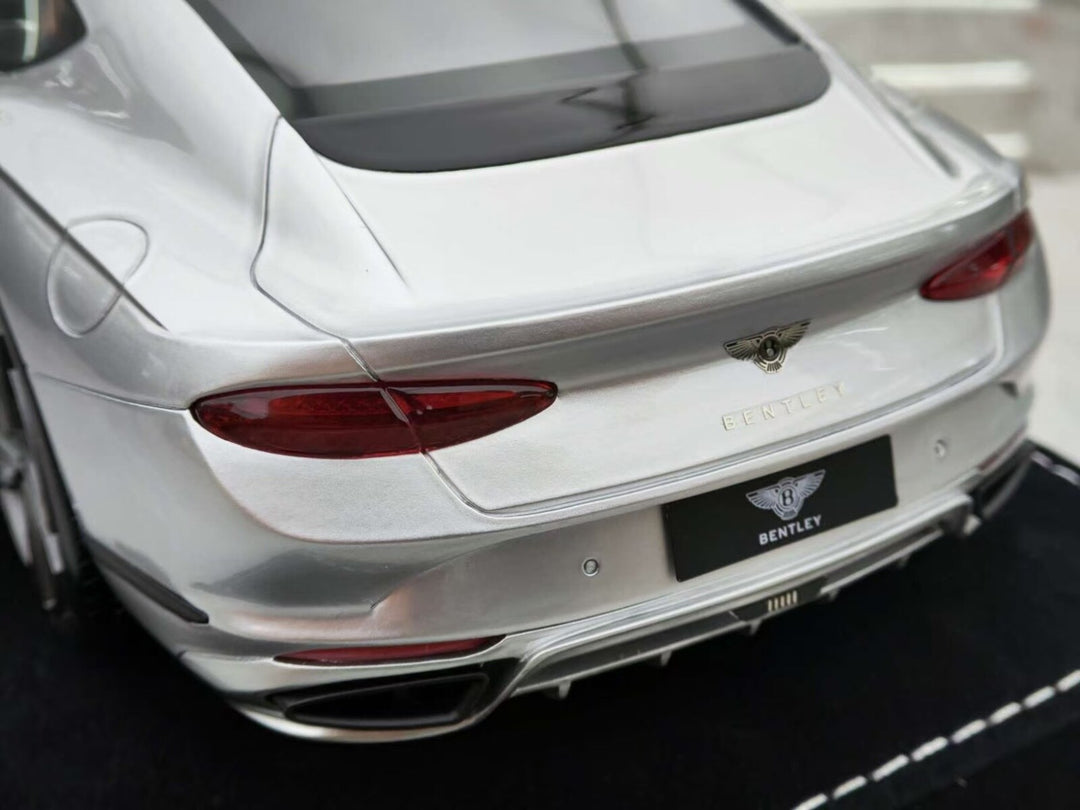Bentley Continental GTS (Chrome Silver) [Henson&Heaven] 1/18 scale