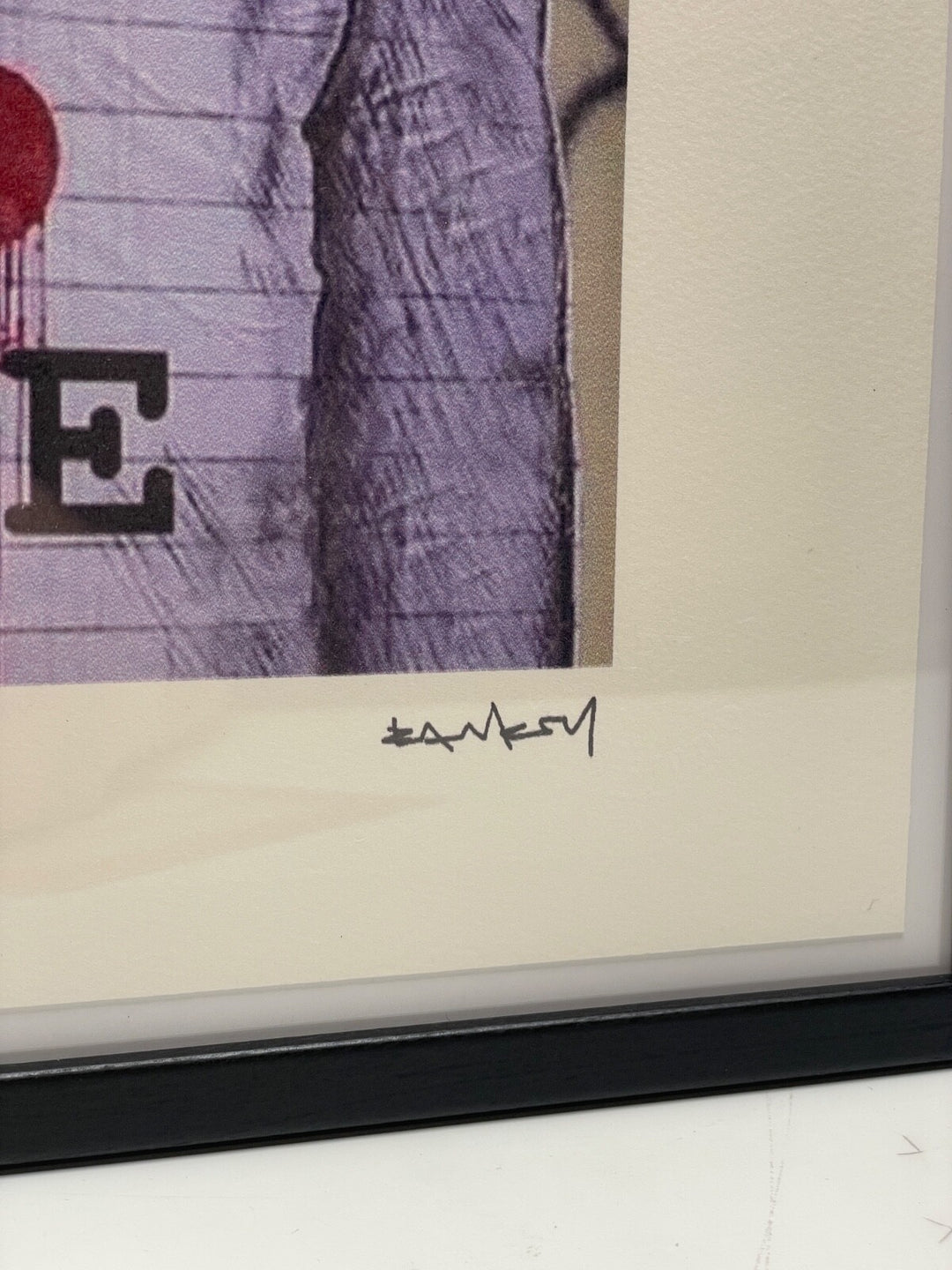 Banksy - "I Love Life" Signed Lithograph #73 of 150