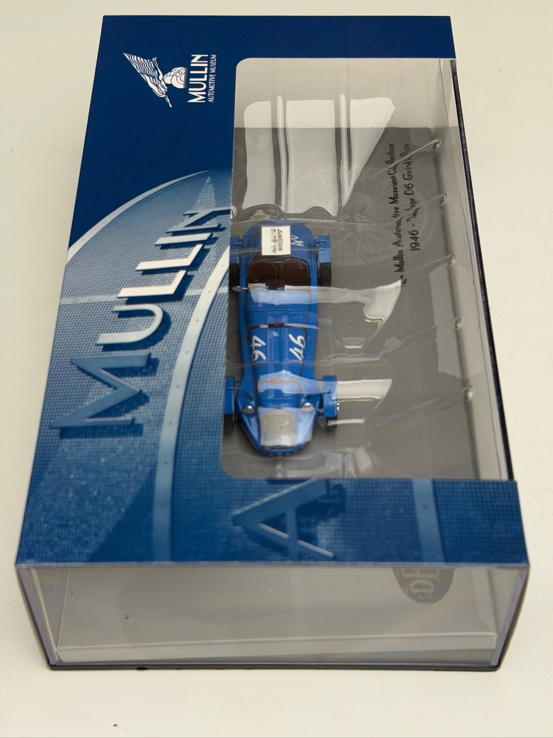 1949 Delage D6 Grand Prix n° 46 2nd 24h Le Mans (Blue) [MINICHAMPS] 1/43 scale