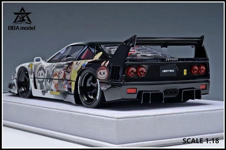 Ferrari F40 LBWK (LABUBU Decals) [BBA Model] 1/18 scale