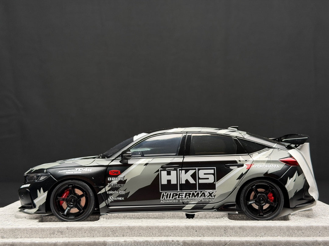 Honda Civic Type R HKS (HKS Decals) [Motorhelix] 1/18 scale
