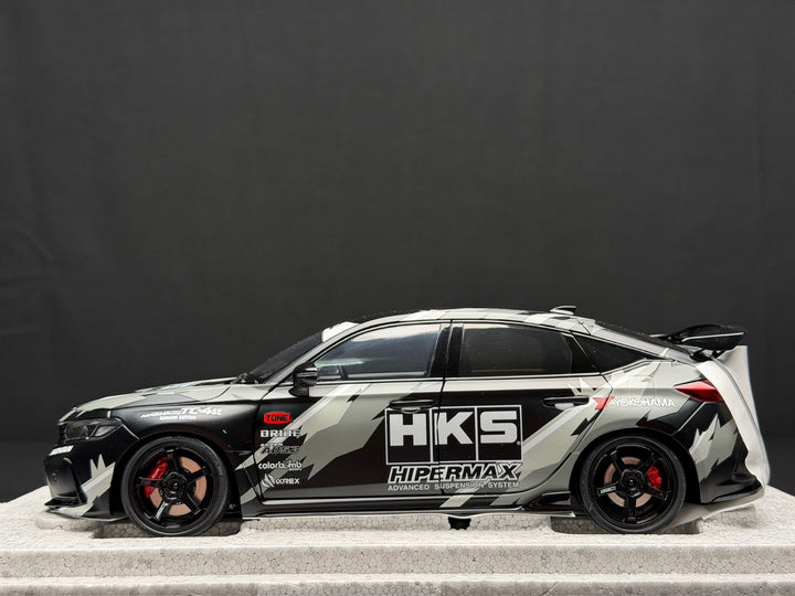 Honda Civic Type R HKS (HKS Decals) [Motorhelix] 1/18 scale