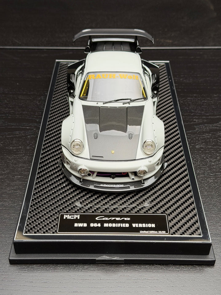 Porsche Carrera RWB 964 Modified Version (Gray) [MCM] 1/18 scale