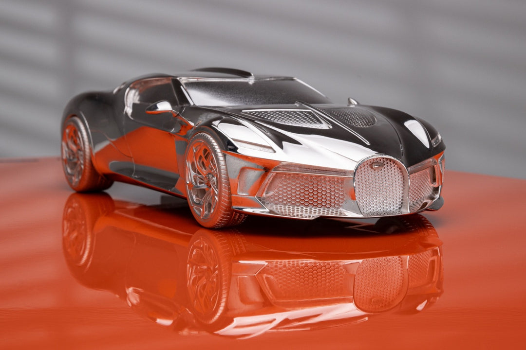 Asprey London & Bugatti - Bugatti La Voiture Noire (Solid Silver Sculpture)