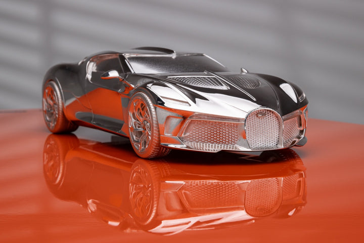 Asprey London & Bugatti - Bugatti La Voiture Noire (Solid Silver Sculpture)