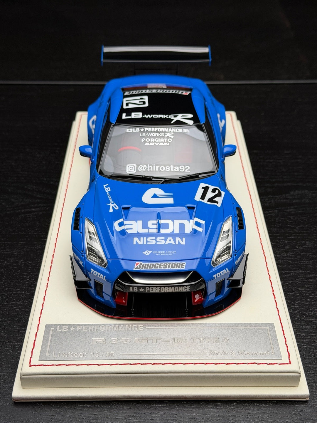 Nissan GT-R Type 2 LBWK (Blue/ CALSONIC Decals) [Davis & Giovanni] 1/1 ...