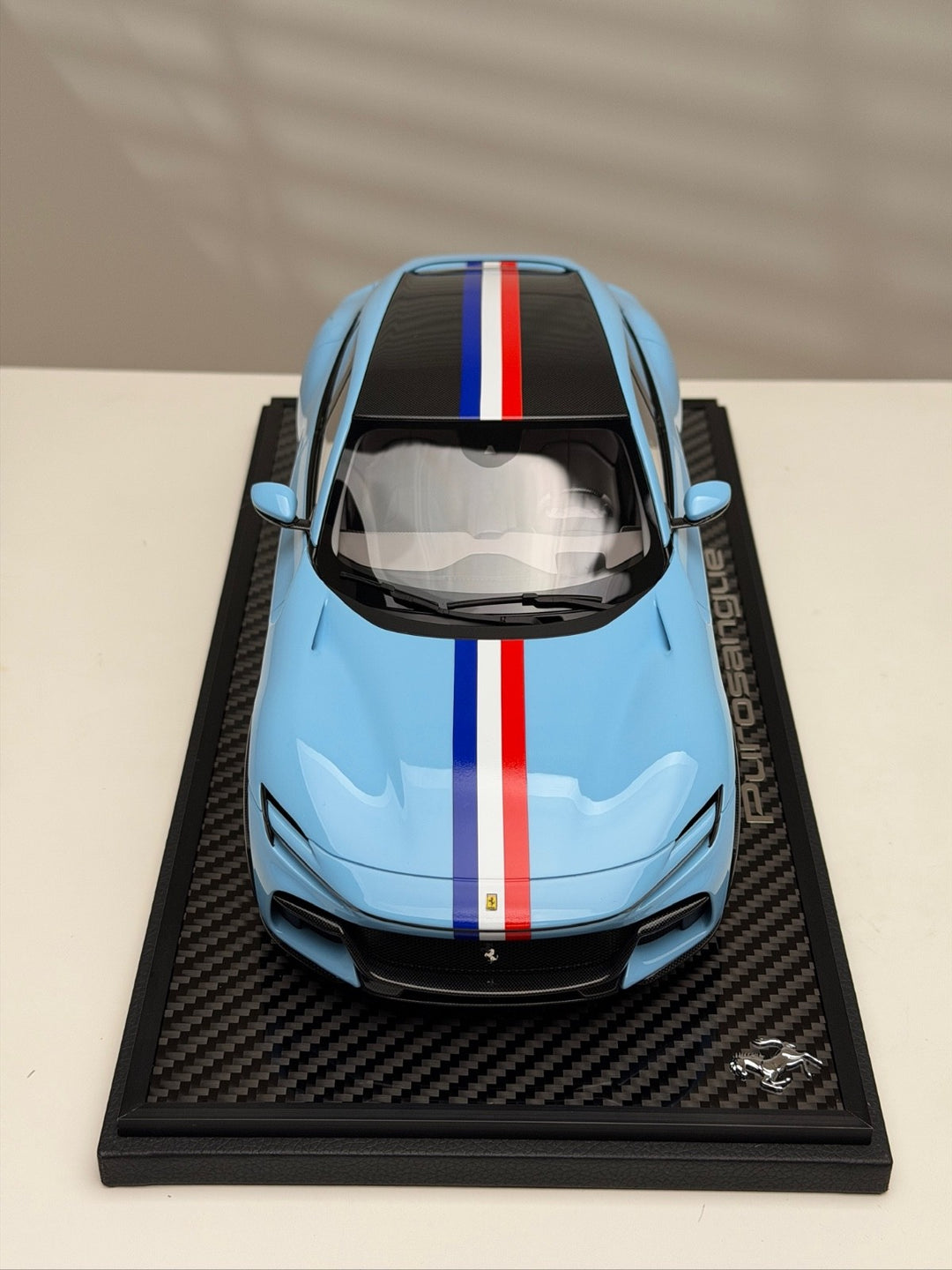 Ferrari Purosangue (Blue/ French Flag Stripe) [BBR] 1:18 scale