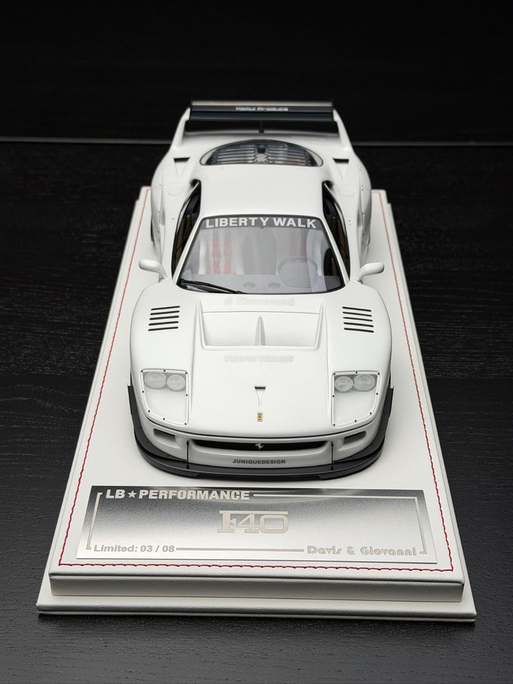 Ferrari F40 LBWK (White) [Davis & Giovanni] 1:18 scale