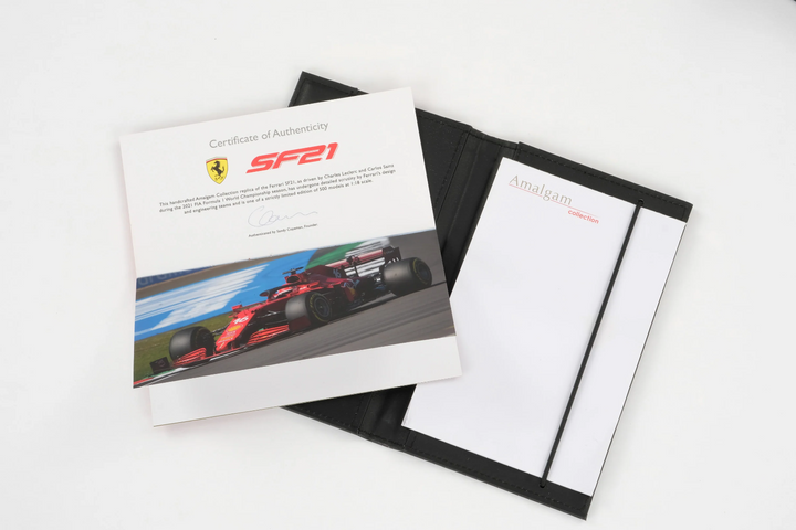FERRARI SF21 (2021 SEASON LIVERY CHARLES LECLERC) [Amalgam] 1:18 scale