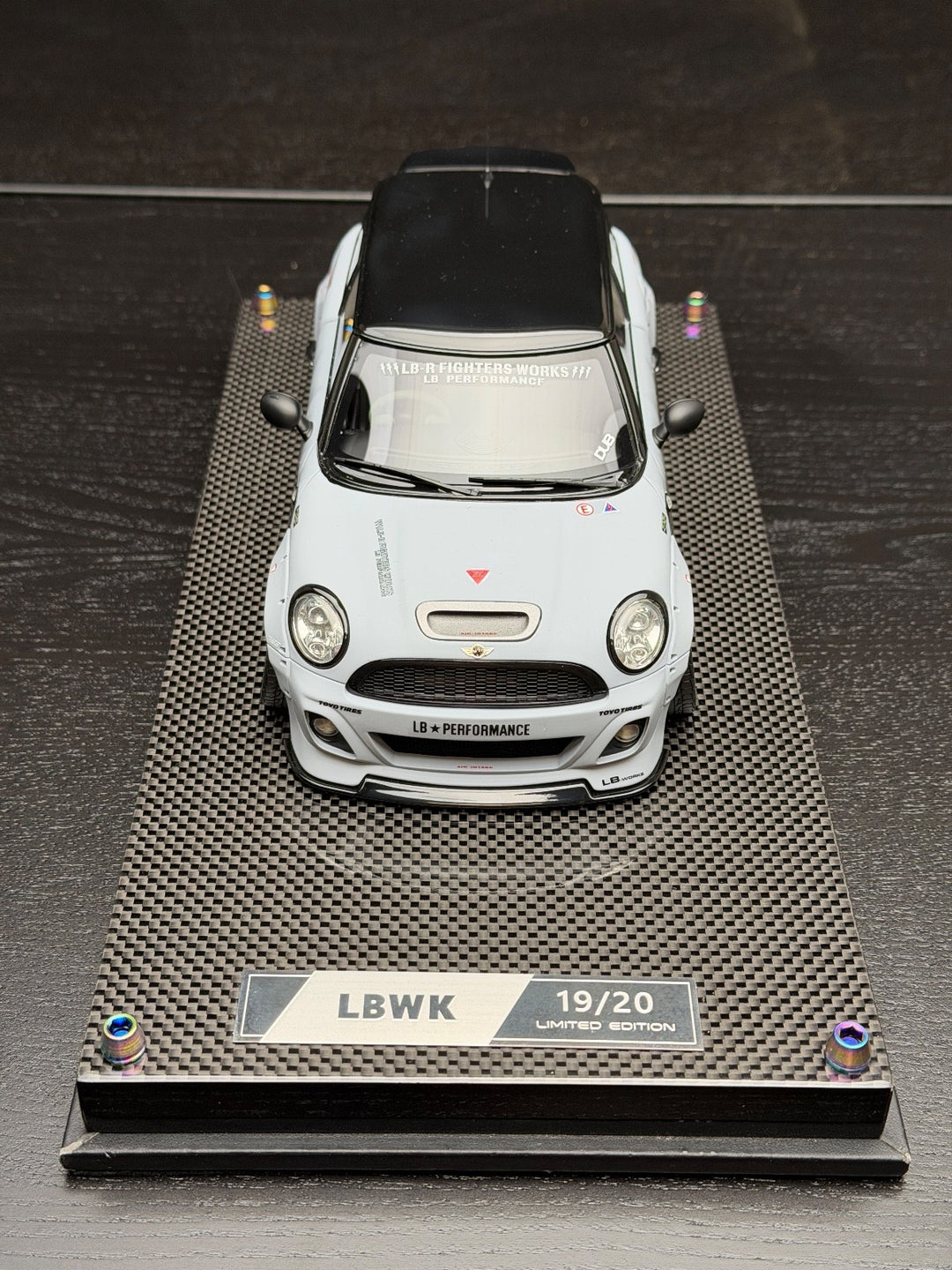 MINI Cooper LBWK (Matte Gray) [Timothy & Pierre] 1/18 scale