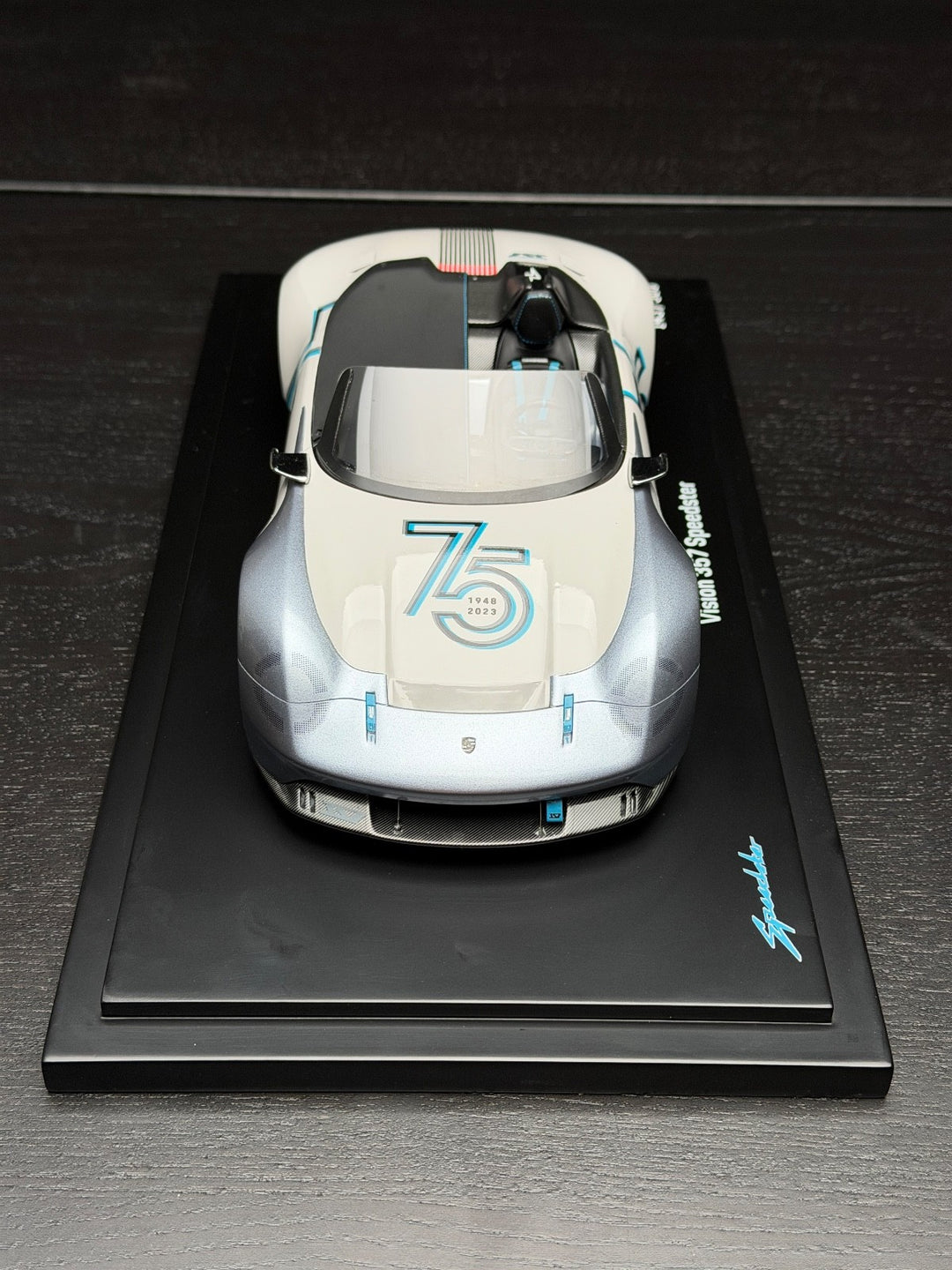 Porsche Vision 357 Speedster (White/ Silver 75th Anniversary) [Spark] 1:18 scale