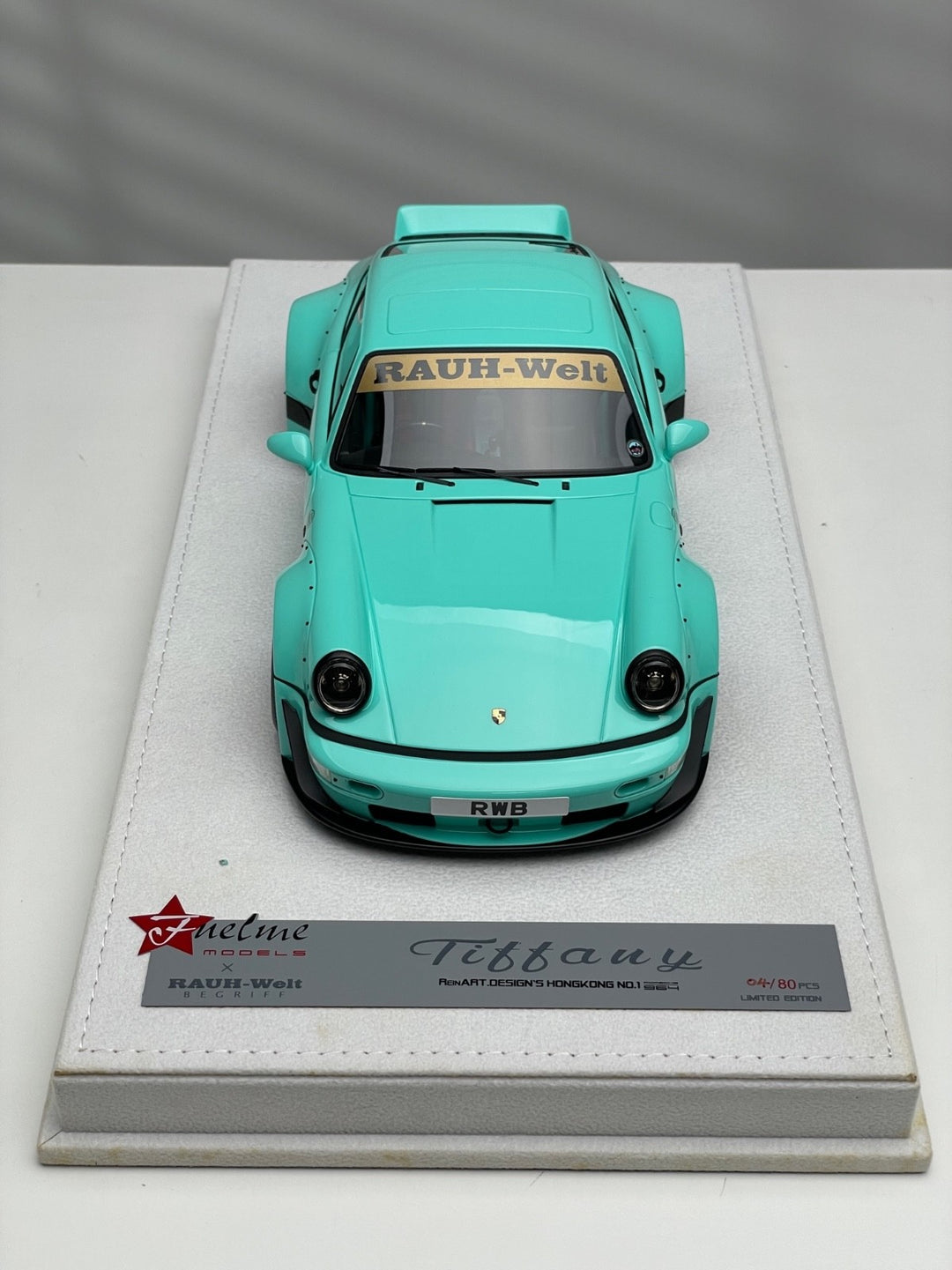 Porsche 911 964 RWB (Tiffany Blue) [FuelMe Model] 1/18 scale