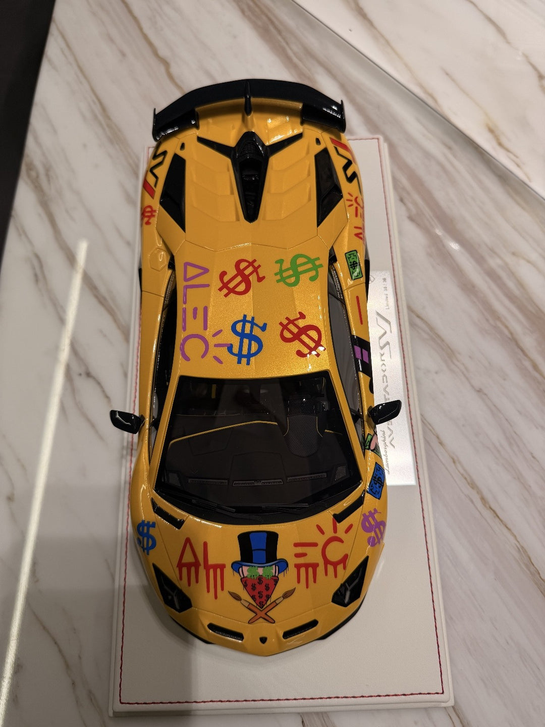 Lamborghini Aventador SVJ (Alec Monopoly) [Davis & Giovanni] 1/18 scale