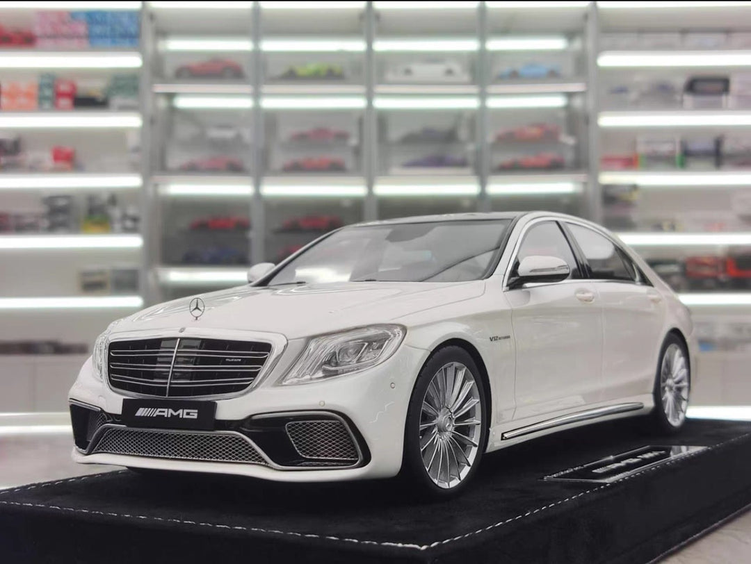 Mercedes-Benz AMG S65 L (White) [Henson&Heaven] 1/18 scale