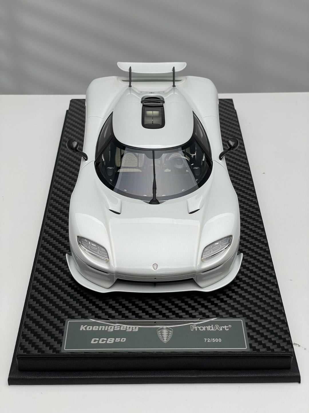 Koenigsegg CC850 (White) [FrontiArt] 1/18 scale