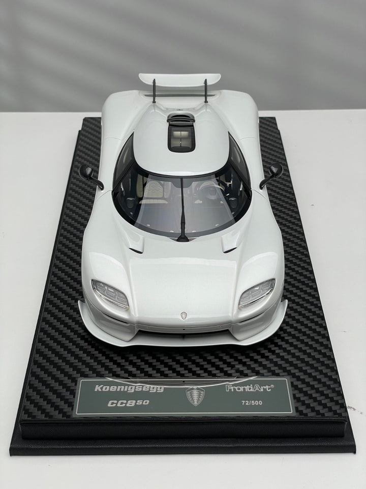 Koenigsegg CC850 (White) [FrontiArt] 1/18 scale