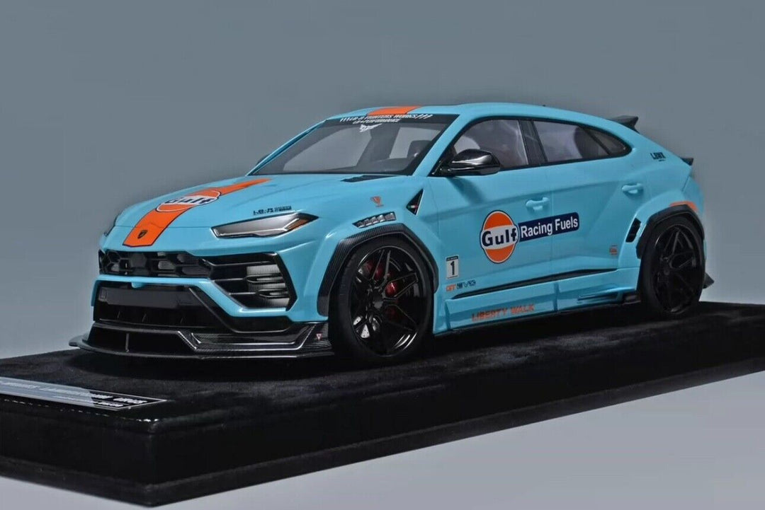 Lamborghini Urus LB-Works (Gulf Blue) [IVY] 1/18 scale