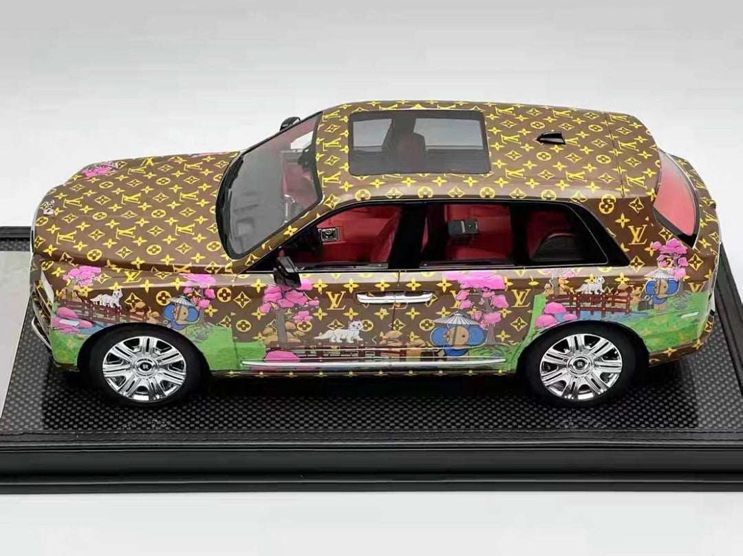 Rolls-Royce Cullinan (Brown LV Monogram) [Henson&Heaven] 1/18 scale