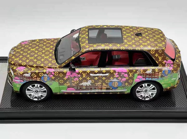 Rolls-Royce Cullinan (Brown LV Monogram) [Henson&Heaven] 1/18 scale