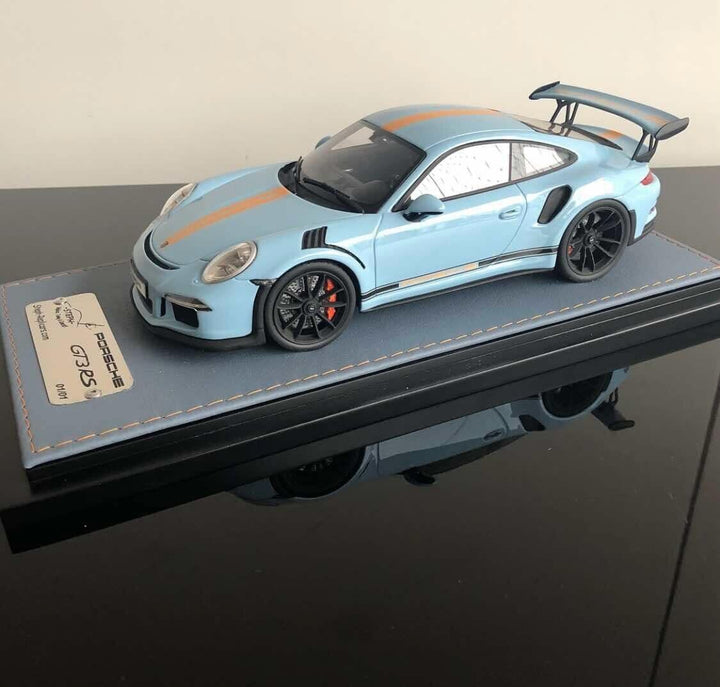 Porsche 911 GT3 RS (Light Blue) [Steph Replicas] 1/18 scale - 1 of 1