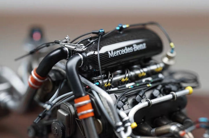 Sauber C9 1989 #63 Champion Mercedes M119hl Engine Diorama [1:24 scale]