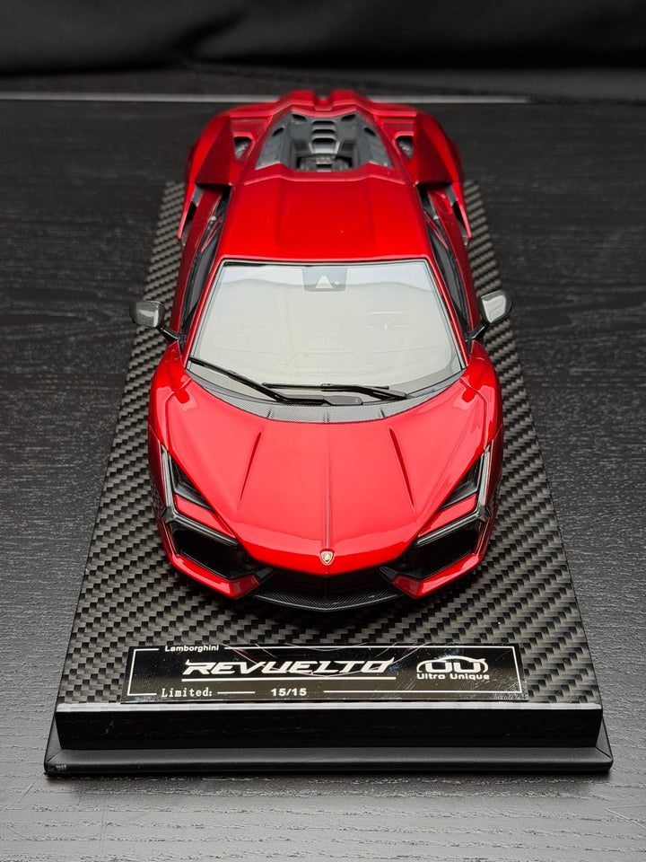 Lamborghini Revuelto (Metallic Red) [Ultra Unique] 1/18 scale