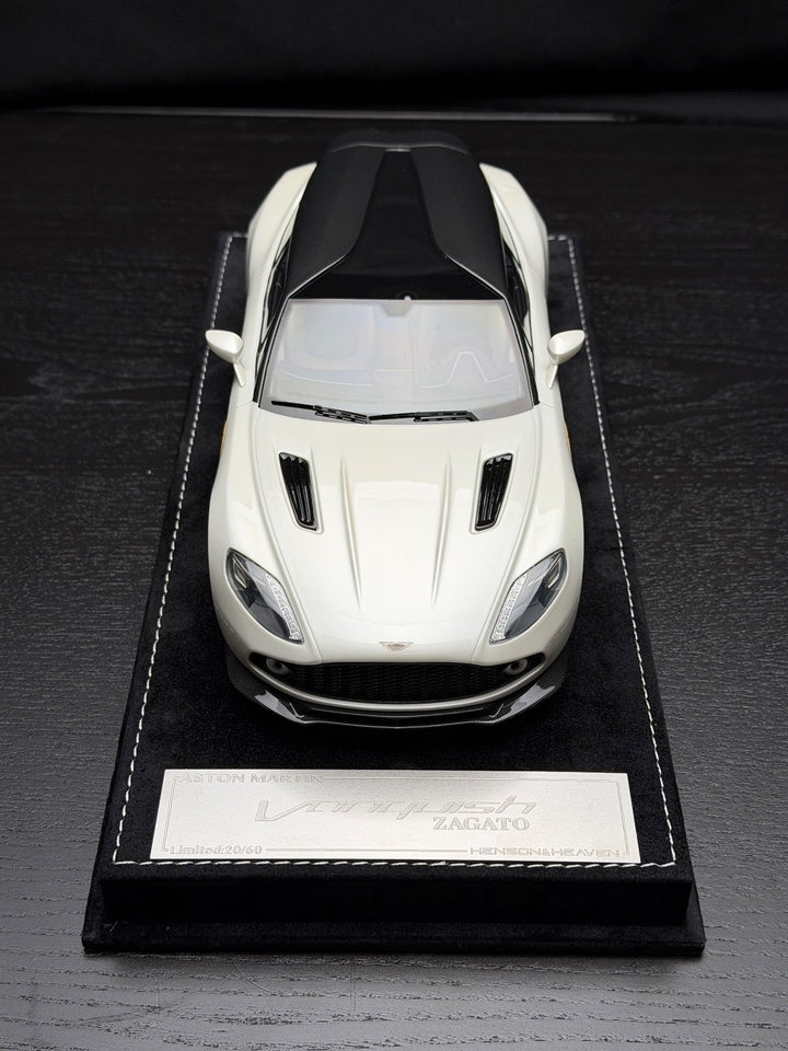 Aston Martin Vanquish Zagato (White) [Henson&Heaven] 1/18 scale