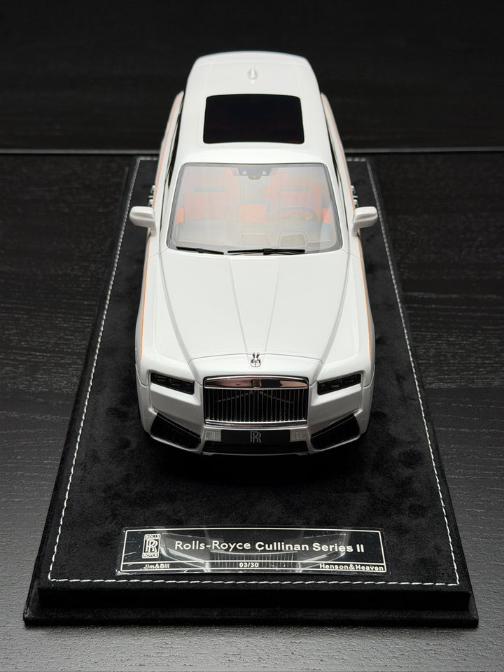 Rolls-Royce Cullinan Series II (Pearl White) [H&H] 1/18 scale