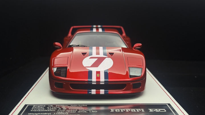 Ferrari F40 (Candy Red) [Davis & Giovanni] 1:18 scale 1 OF 1
