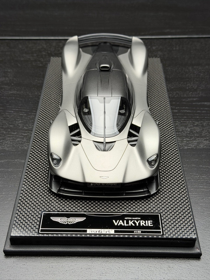 Aston Martin Valkyrie (Matte Dark Silver) [FrontiArt] 1/18 scale