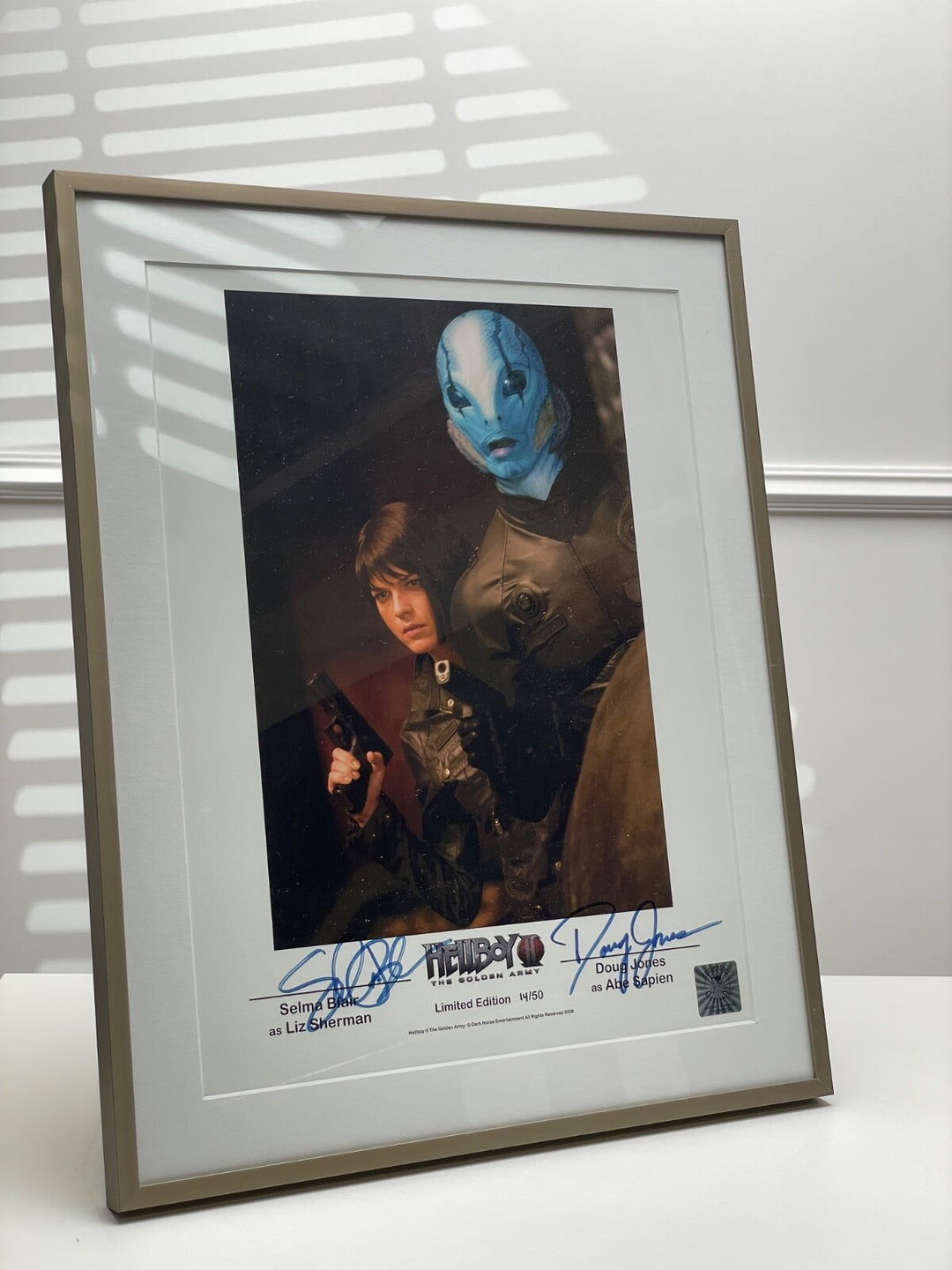 Hellboy II: The Golden Army - Signed by Selma Blair & Doug Jones [Framed]