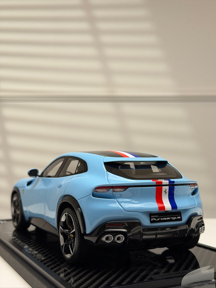 Ferrari Purosangue (Blue/ French Flag Stripe) [BBR] 1:18 scale