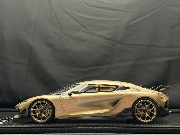 Koenigsegg Gemera (Champagne Gold) [FrontiArt] 1:18 scale