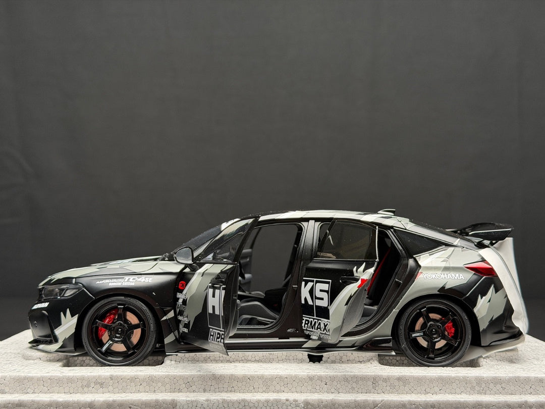 Honda Civic Type R HKS (HKS Decals) [Motorhelix] 1/18 scale