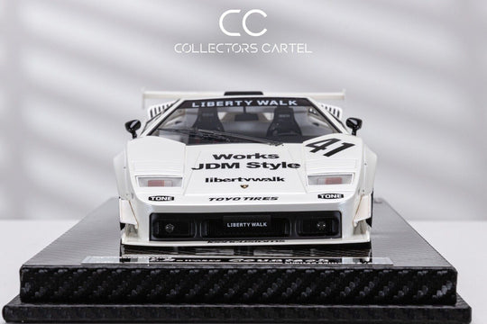 Lamborghini Countach LBWK (White LBWK Livery) [VIP Scale Models] 1/18 ...