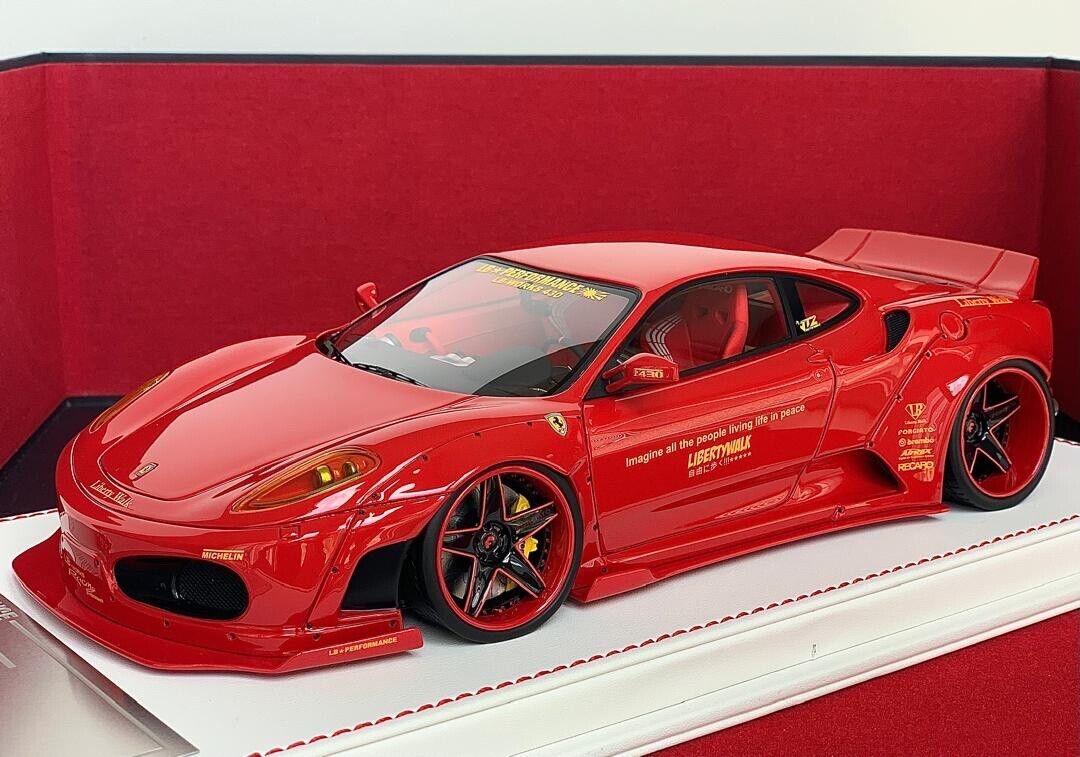 Ferrari F430 LBWK (Rosso Corsa W/ Gold Decals) [Davis & Giovanni] 1/18 ...