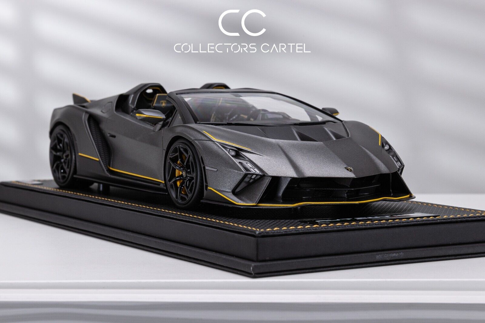 Lamborghini Autentica Grigio Titans – MR Collection 1/18 – Résine – Neuve