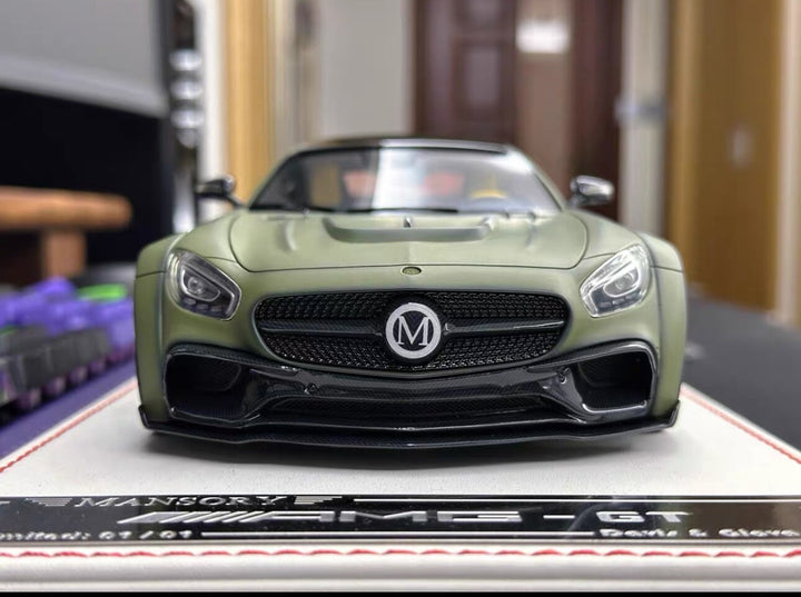 Mercedes-Benz AMG-GT Mansory (Matt Military Green) [Davis & Giovanni] 1/18 scale