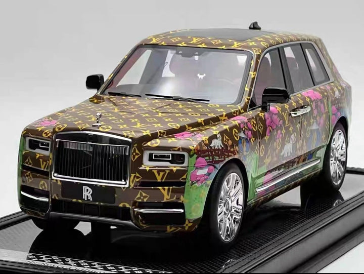 Rolls-Royce Cullinan (Brown LV Monogram) [Henson&Heaven] 1/18 scale