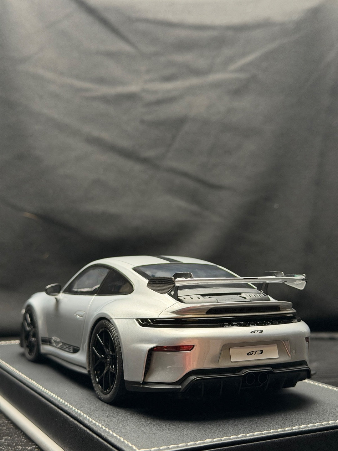 Porsche 911 GT3 (Silver/ Black) [IVY Model] 1:18 scale