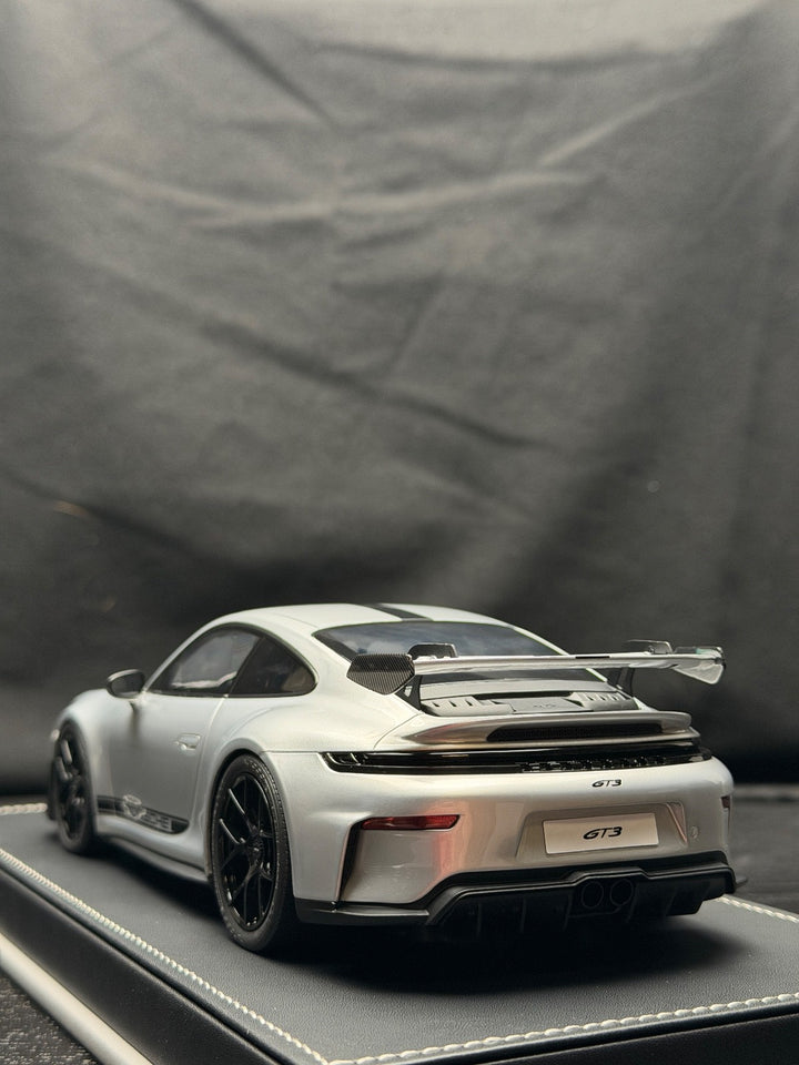 Porsche 911 GT3 (Silver/ Black) [IVY Model] 1:18 scale